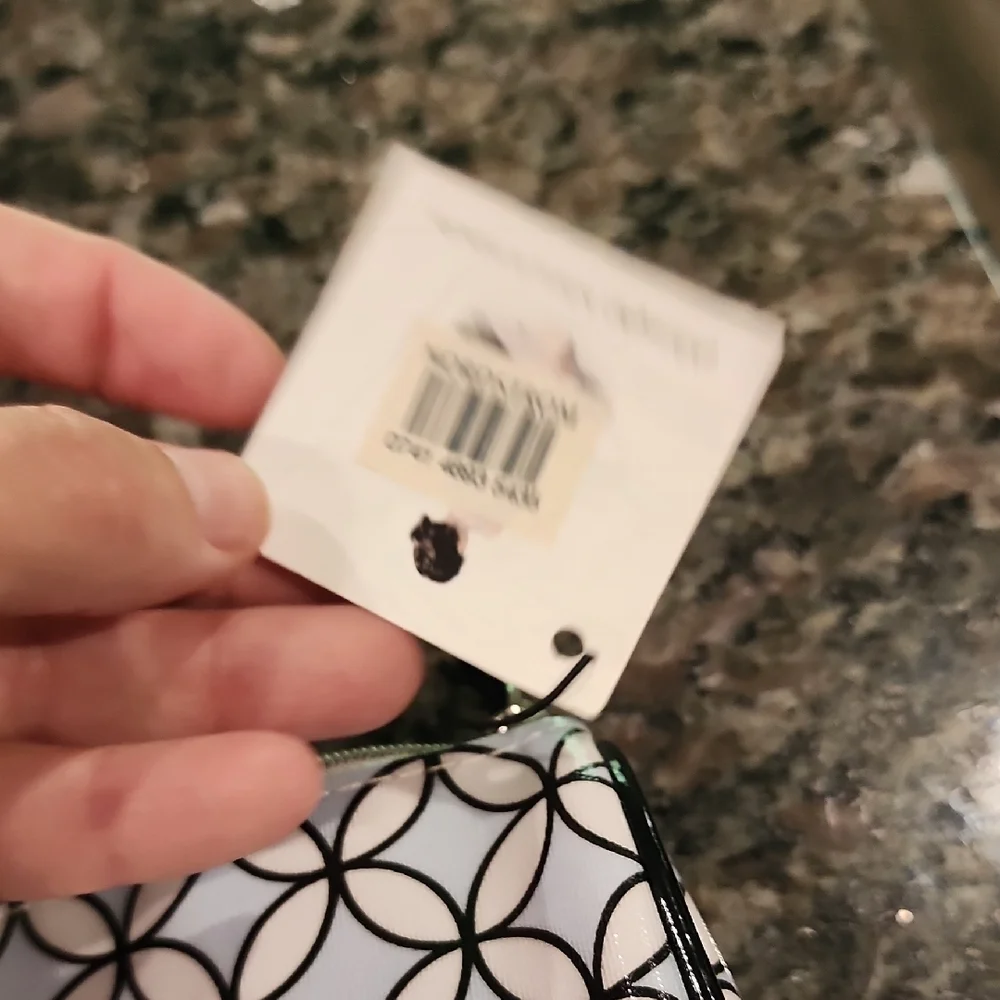 Philosophy Black and White‎ Geometric Cosmetic Bag